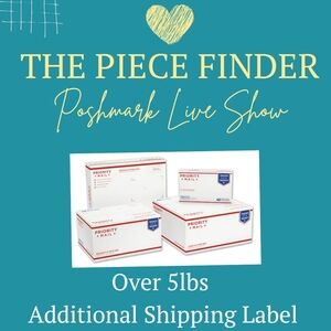 Shipping Label Over 5lbs Let's split the Cost